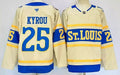 Men's St. Louis Blues Jordan Kyrou Fanatics Cream Player Jersey