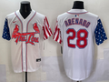 Men's St. Louis Cardinals Nolan Arenado White Game Player Jersey
