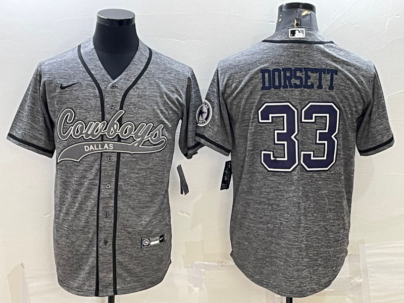 Men's Dallas Cowboys Tony Dorsett Gray Player Jersey Joint Edition