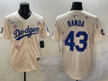 Men's Los Angeles Dodgers Anthony Banda Cream Player Jersey