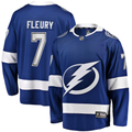 Men's Tampa Bay Lightning Haydn Fleury Fanatics Blue Home Breakaway Player Jersey