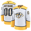 Men's Nashville Predators Fanatics White Away Premium Custom Jersey
