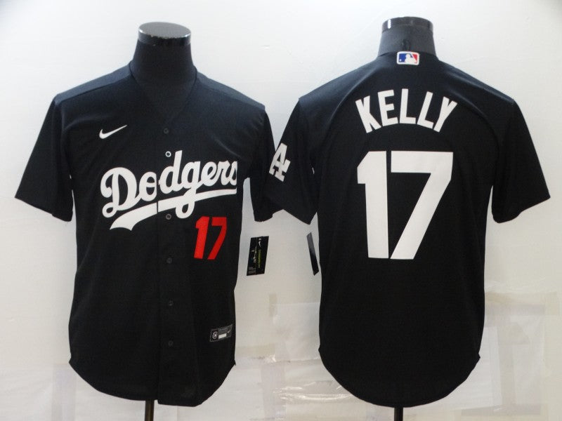 Men's Los Angeles Dodgers Joe Kelly Black Stitched Jersey