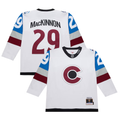 Men's Colorado Avalanche Nathan MacKinnon Fanatics White Jersey