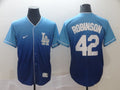 Men's Los Angeles Dodgers Jackie Robinson Blue Stitched Baseball Jersey