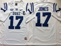 Men's Duke Blue Devils Daniel Jones White Player Game Jersey