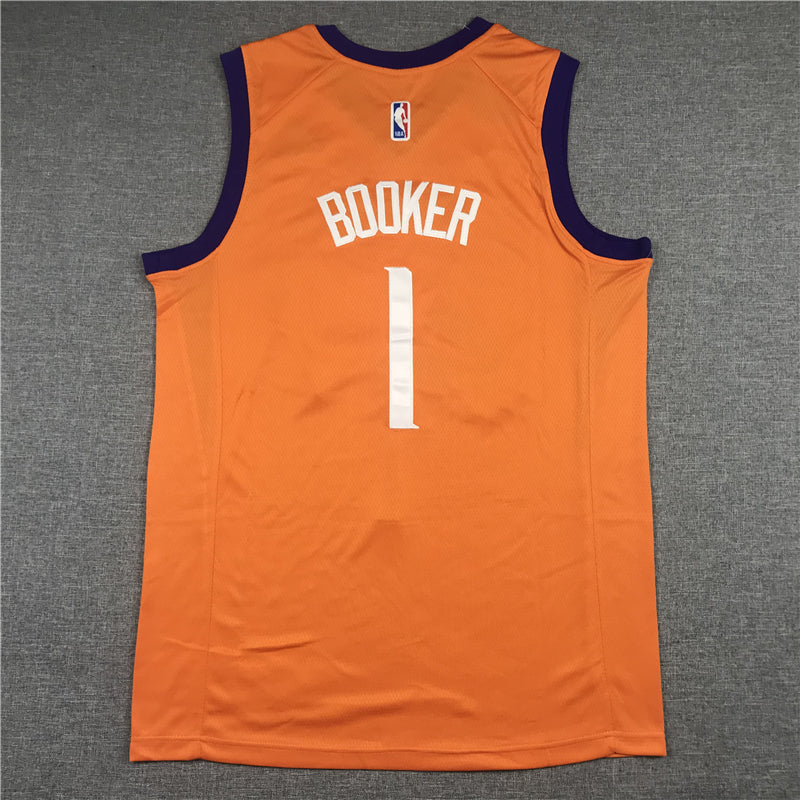 Men's Phoenix Suns Devin Booker Orange 2019/20 Fast Break Replica Player Jersey