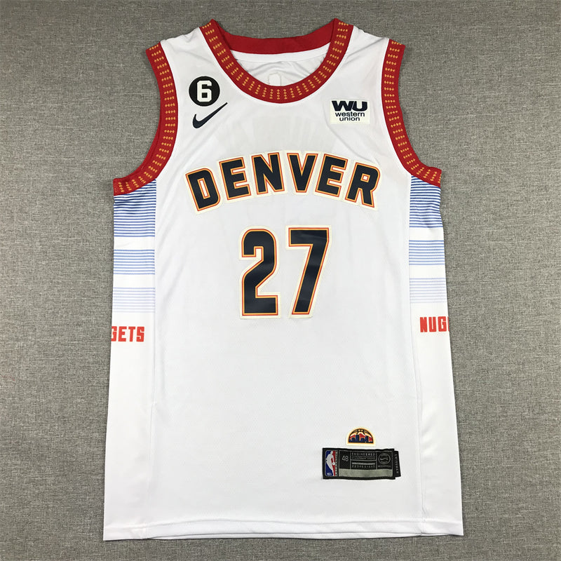 Men's Denver Nuggets Jamal Murray Silver 2022/23 Swingman Jersey - City Edition