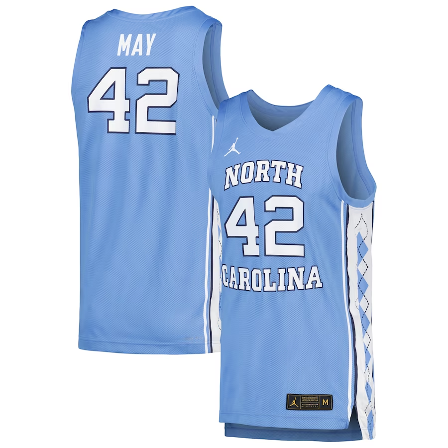 Men's North Carolina Tar Heels Jerry Stackhouse Blue Player Game Jersey