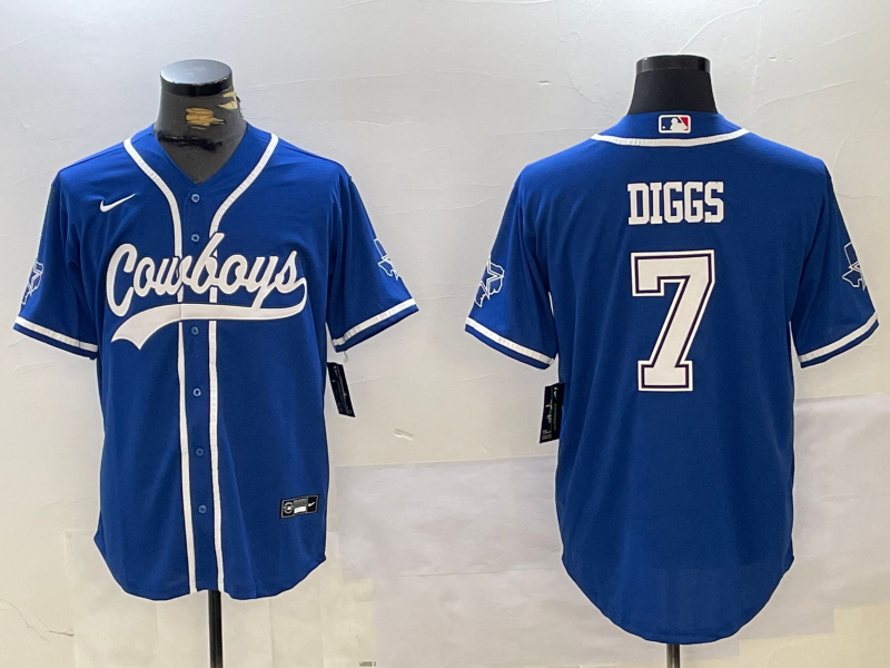 Men's Dallas Cowboys Trevon Diggs Royal Game Jersey