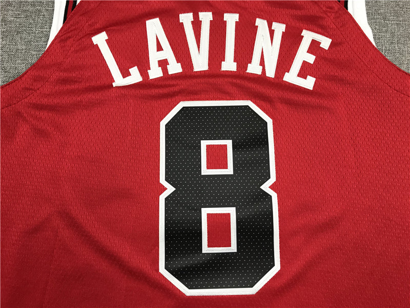 Men's Chicago Bulls Zach LaVine Red Fast Break Player Jersey