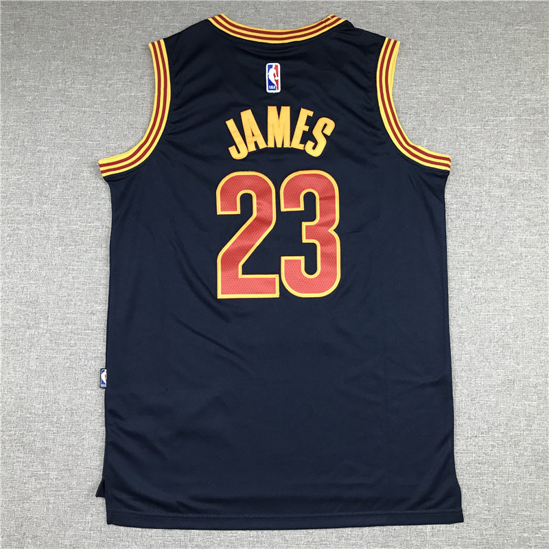 Men's Cleveland Cavaliers LeBron James Navy Swingman Fashion Jersey