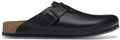 Birkenstock Boston Super Grip Leather Narrow Fit 0060194 Black Sandals