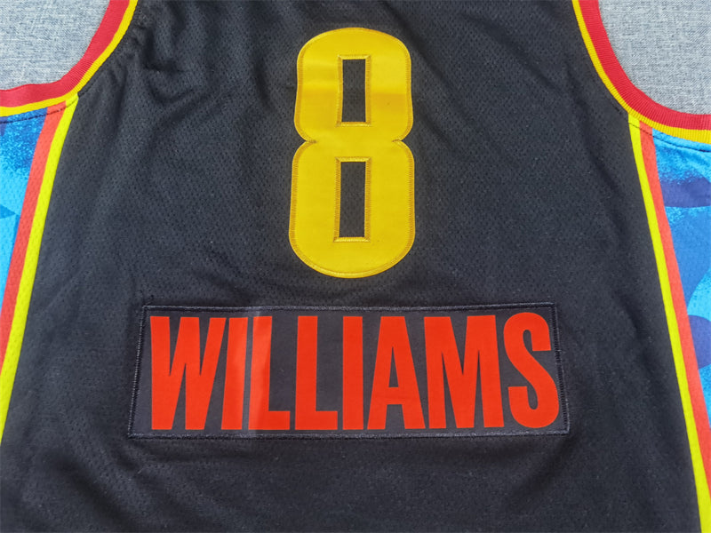 Men's Oklahoma City Thunder Jalen Williams Black 2024/25 Swingman Player Jersey - City Edition