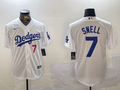 Men's Los Angeles Dodgers Blake Snell White Replica Player Jersey
