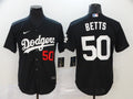 Men's Los Angeles Dodgers Mookie Betts Black Stitched Jersey