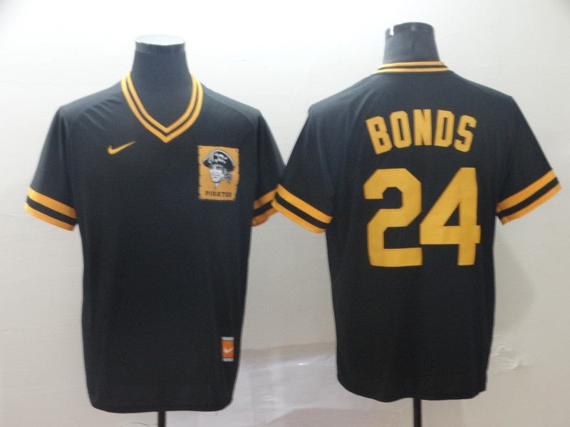 Men's Pittsburgh Pirates Barry Bonds Black Stitched Jersey