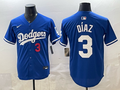 Men's Los Angeles Dodgers Edwin Diaz Royal Alternate 2 Replica Player Jersey