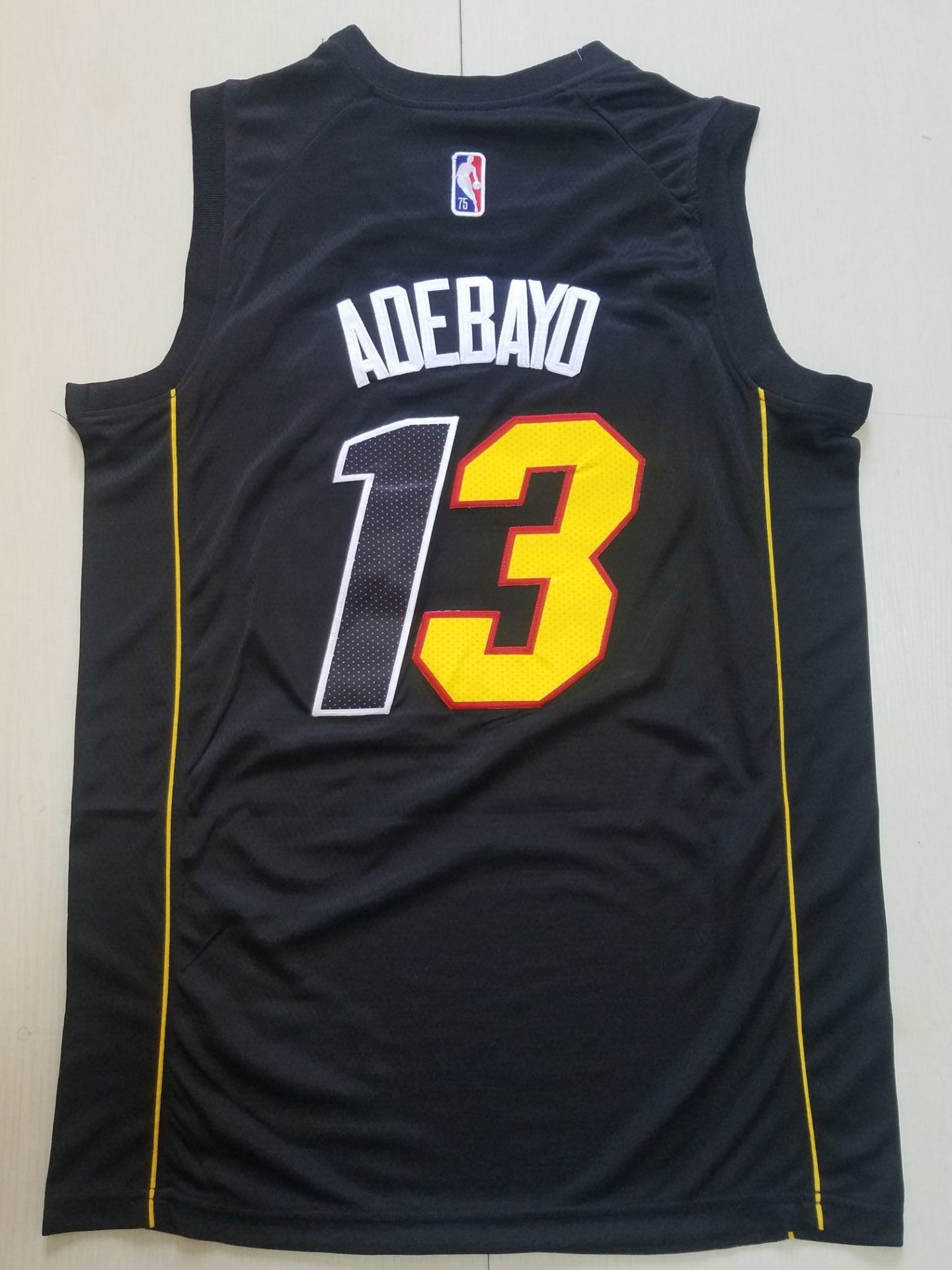 Men's Miami Heat Bam Adebayo Black Swingman Jersey City Edition