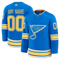 Men's St. Louis Blues Fanatics Blue Alternate Premium Custom Jersey