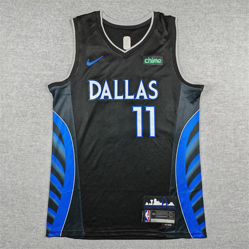 Men's Dallas Mavericks Kyrie Irving Black 2025/26 Swingman Jersey - City Edition