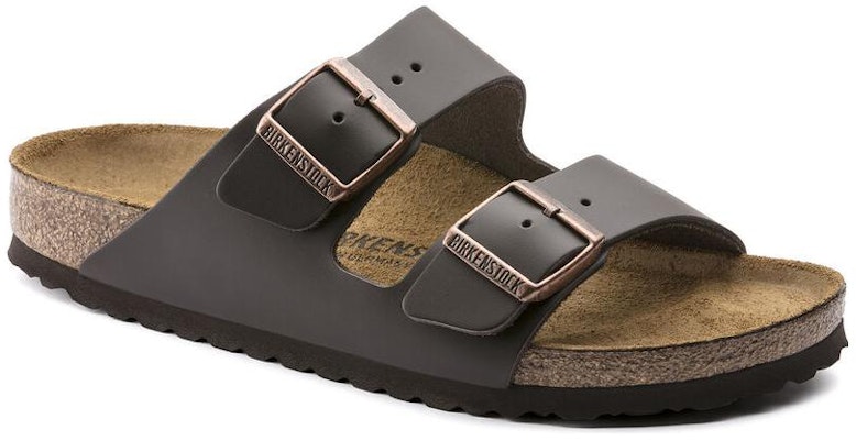 Birkenstock Arizona Natural Leather 0051101 Dark Brown Sandals