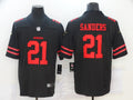 Men's San Francisco 49ers Deion Sanders Black Game Jersey