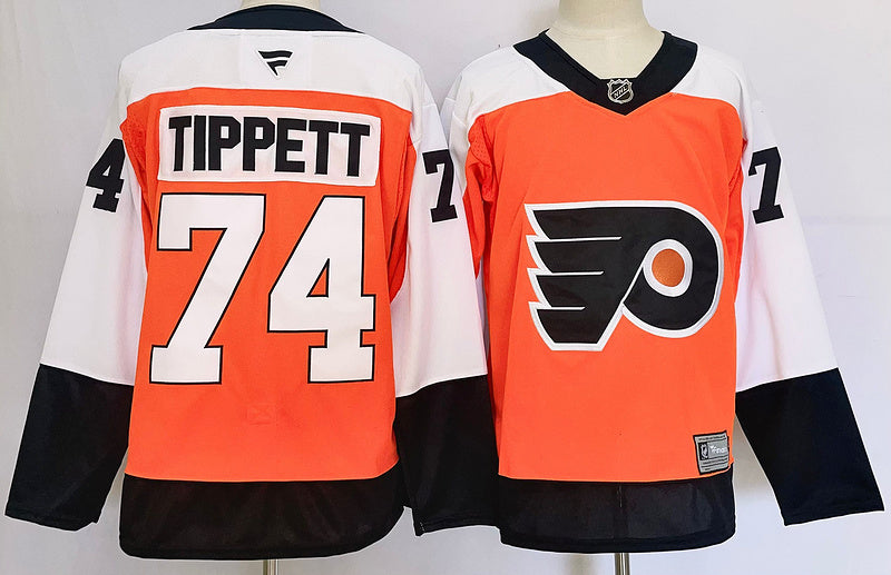 Men's Philadelphia Flyers Owen Tippett Orange Jersey