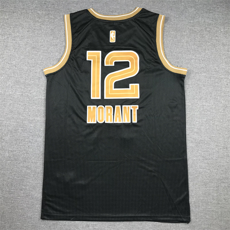 Men's Memphis Grizzlies Ja Morant Black Select Series Swingman Jersey