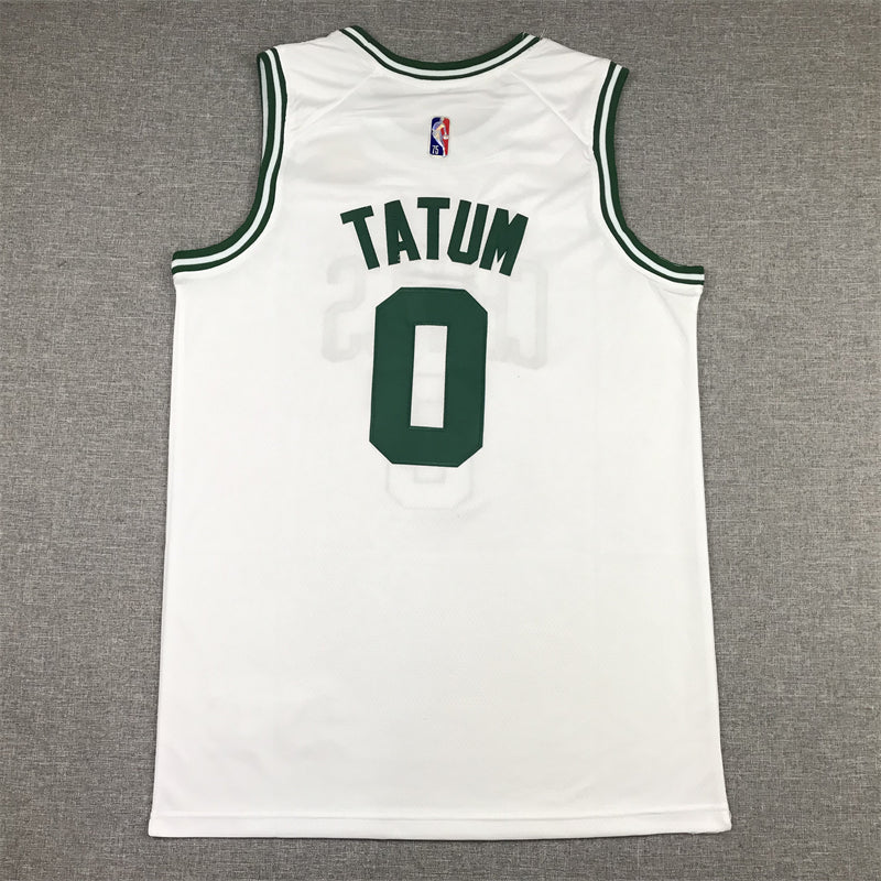 Men's Boston Celtics Jayson Tatum NBA White Swingman Jersey