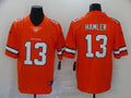 Men's Denver Broncos KJ Hamler Orange Game Player Jersey
