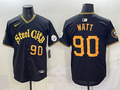 Men's Pittsburgh Steelers T.J. Watt Black Retired Player Jersey