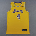 Men's Los Angeles Lakers Dalton Knecht Gold Swingman Jersey - Icon Edition