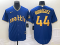 Men's Seattle Mariners Julio Rodriguez Royal 2023 City Connect Replica Jersey