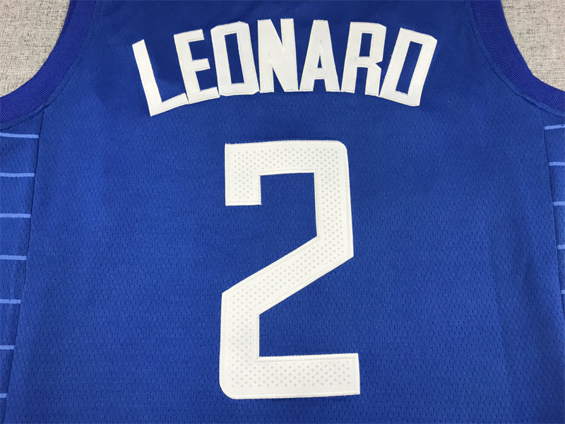 Men's LA Clippers Kawhi Leonard Royal 2022/23 Swingman Jersey - Icon Edition