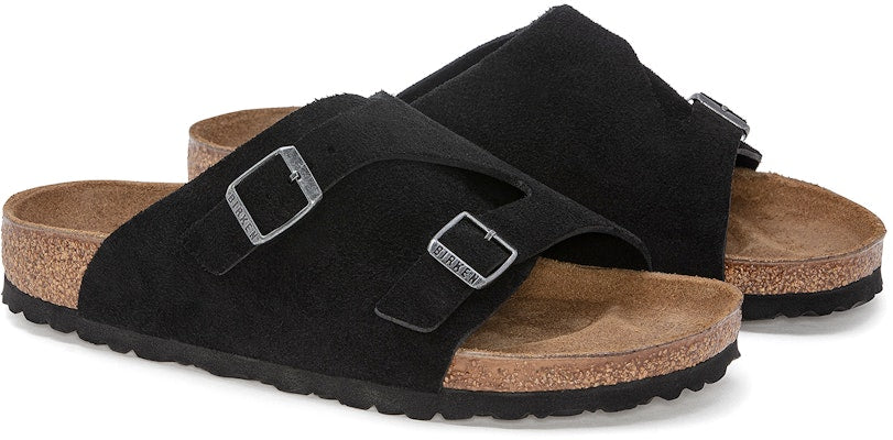 Birkenstock Zurich Suede 1025060 Black Sandals
