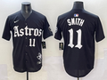 Men's Houston Astros Cam Smith Black Team Player Jersey