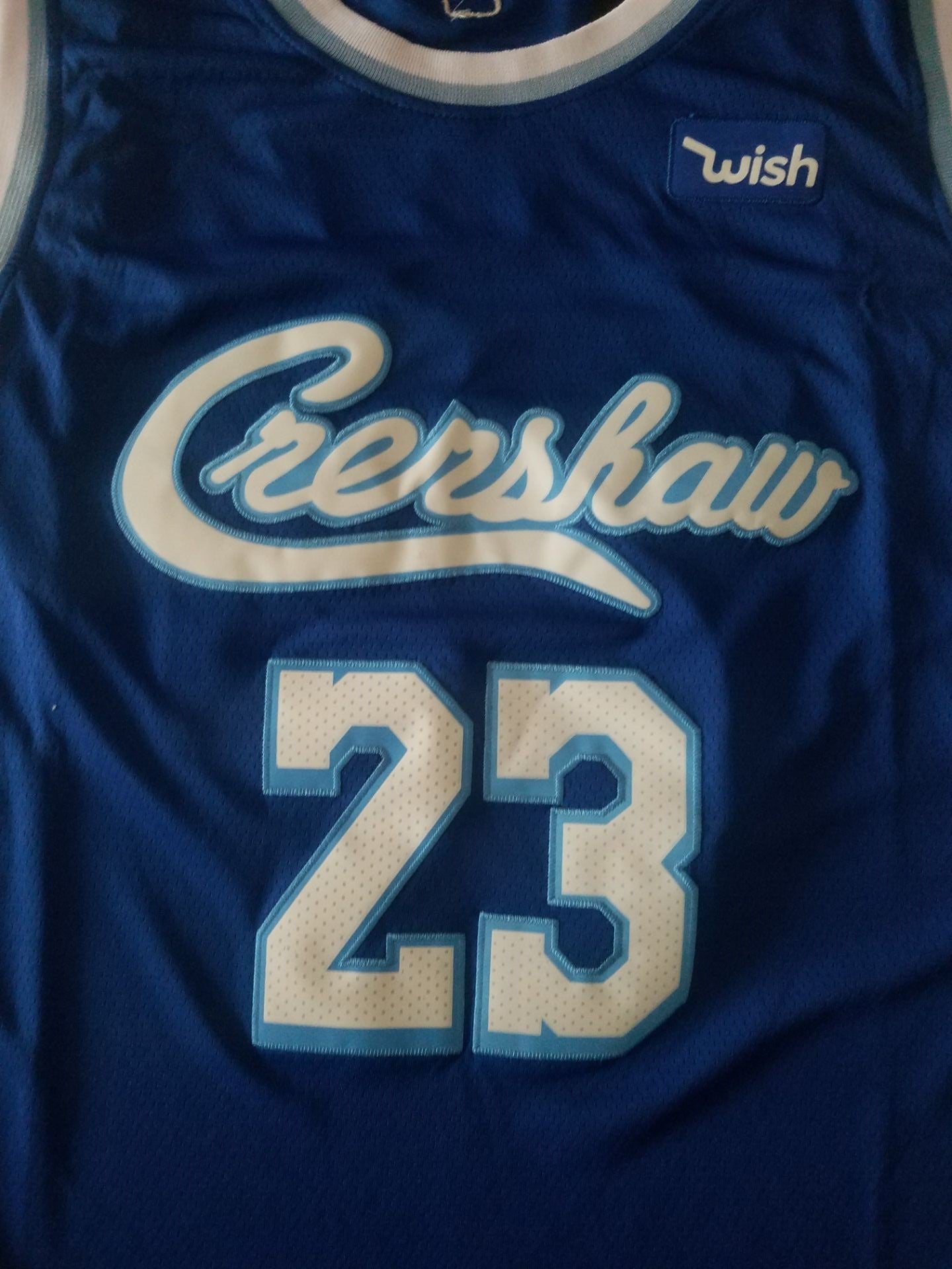 Men's Los Angeles Lakers LeBron James NBA Blue Swingman Jersey