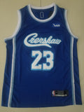 Men's Los Angeles Lakers LeBron James NBA Blue Swingman Jersey