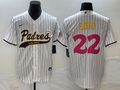 Men's San Diego Padres Juan Soto White Replica Player Jersey Joint Edition