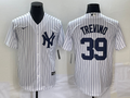 Men's New York Yankees Jose Trevino White Home Replica Player Jersey