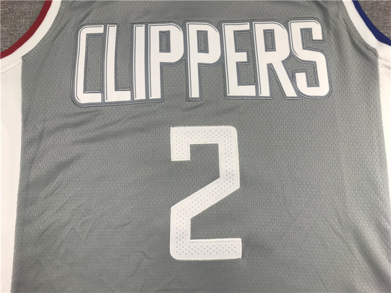 Men's LA Clippers Kawhi Leonard Gray 2020/21 Swingman Jersey - Earned Edition
