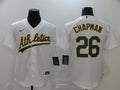 Men's Oakland Athletics Matt Chapman White Replica Player Jersey