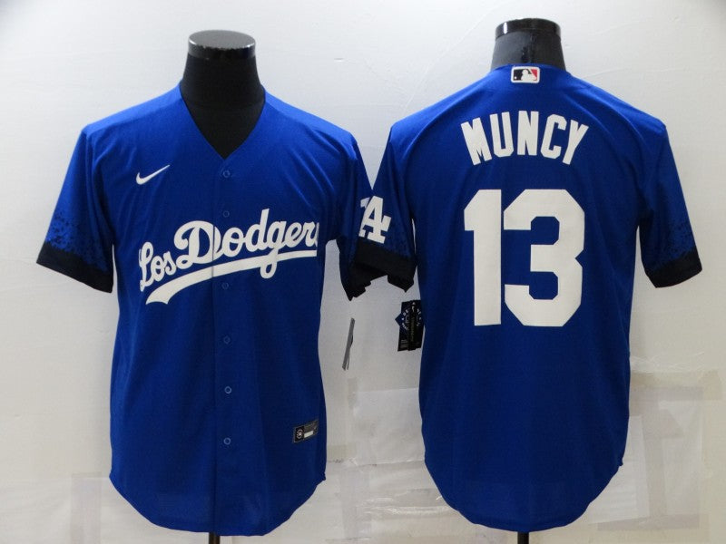 Men's Los Angeles Dodgers Max Muncy Blue Stitched Jersey