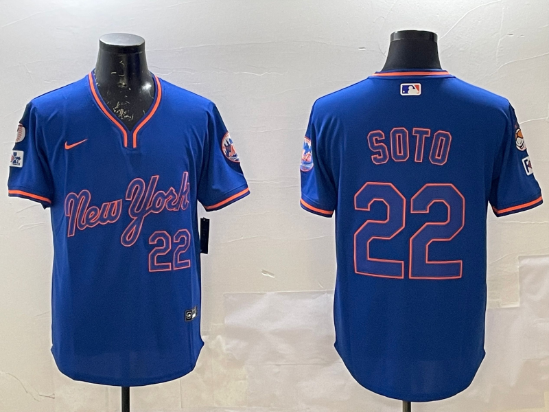 Men's New York Mets Juan Soto Royal Replica Player Jersey