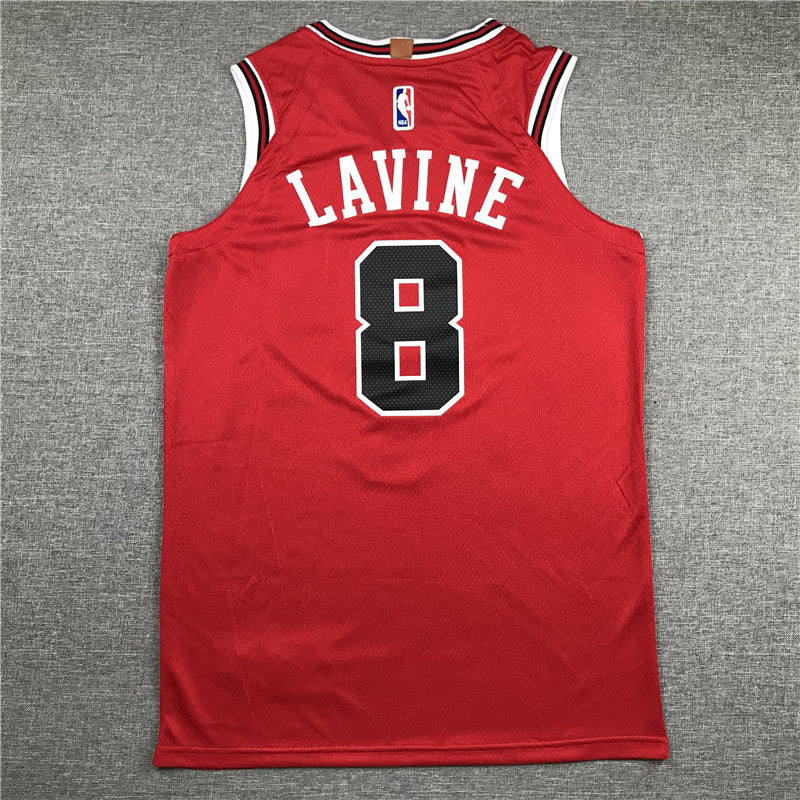Men's Chicago Bulls Zach LaVine Red Fast Break Player Jersey
