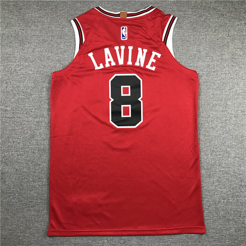 Men's Chicago Bulls Zach LaVine Red Fast Break Player Jersey