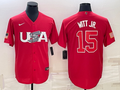 Men's 2023 World Baseball Classic Bobby Witt Jr. USA Red Jersey