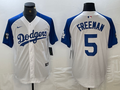 Men's Los Angeles Dodgers Freddie Freeman White Limited Jersey