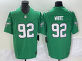 Men's Philadelphia Eagles Reggie White Kelly Green Game Jersey
